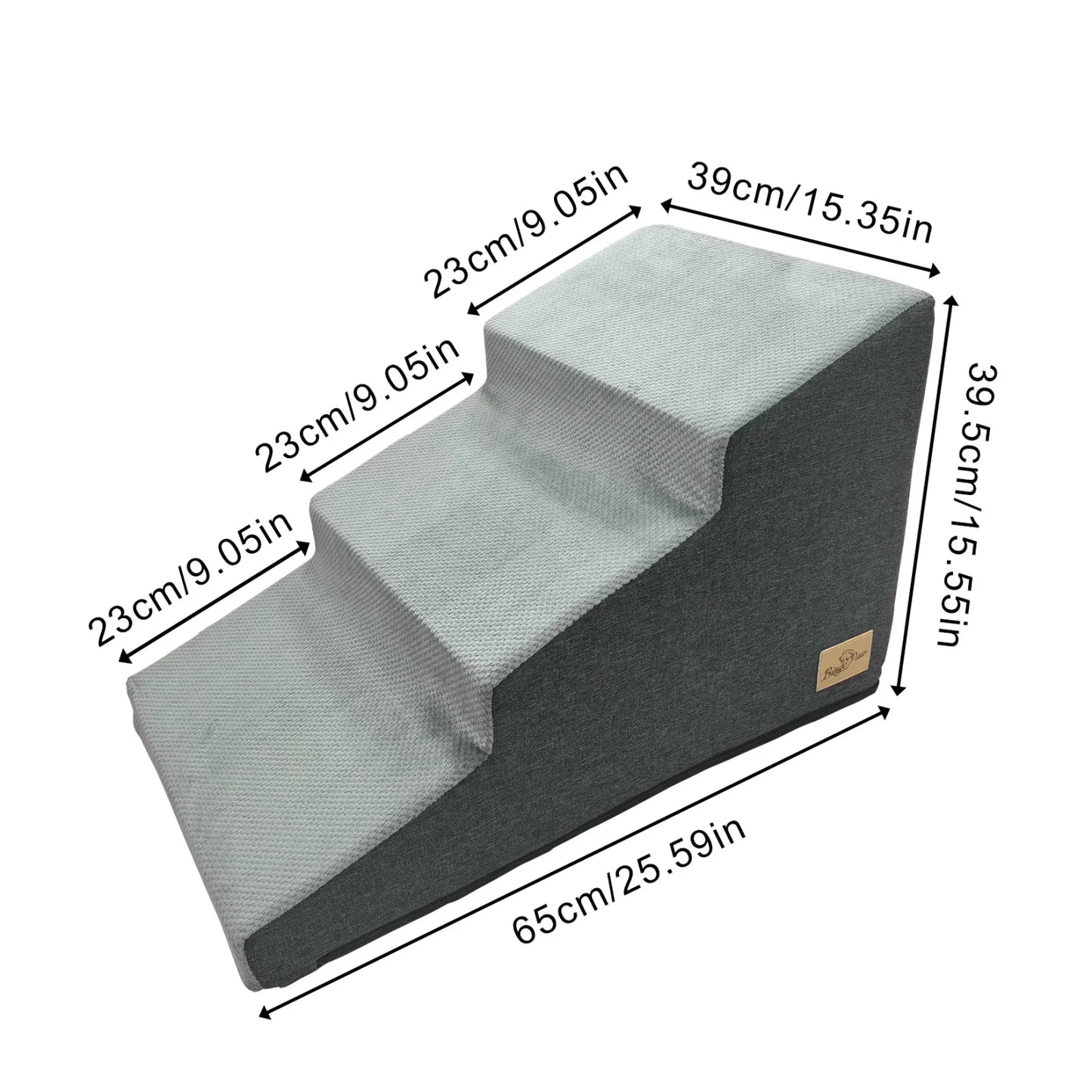Dog Steps for Small Dogs Non-Slip Ramp with Washable Cover