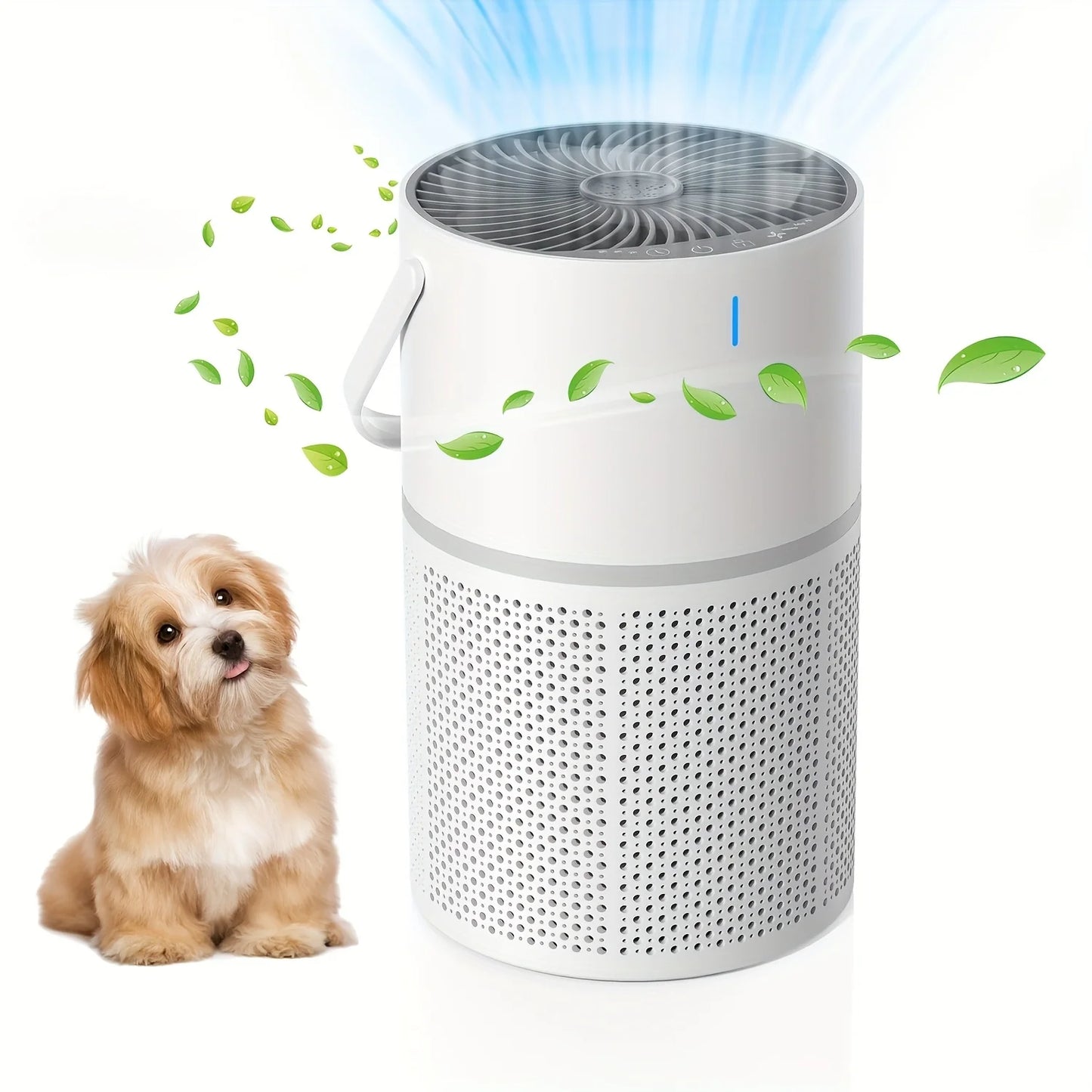 Air Purifier With HEPA 3-In-1 Filter For Home Office
