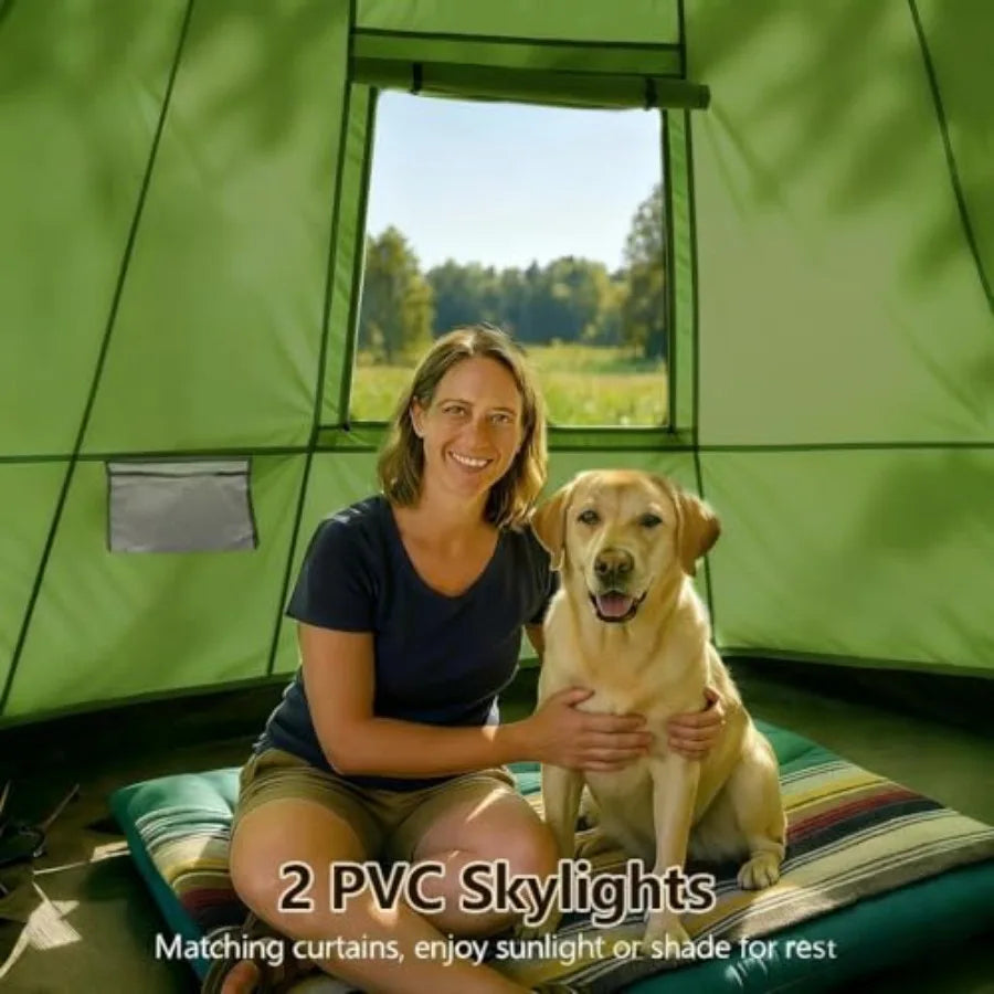 Bell Yurt Tent With Stove Jack Waterproof Luxury 4 Season