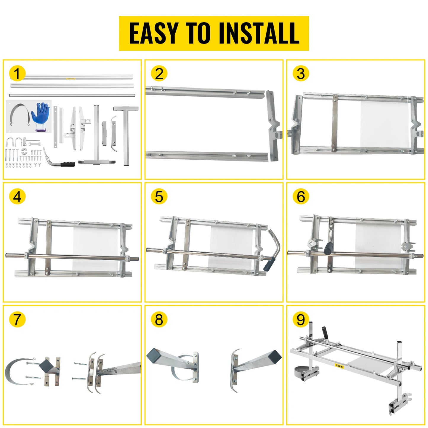 Chainsaw Mill Planking Guide Bar For Wood Lumber Cutting Aluminum
