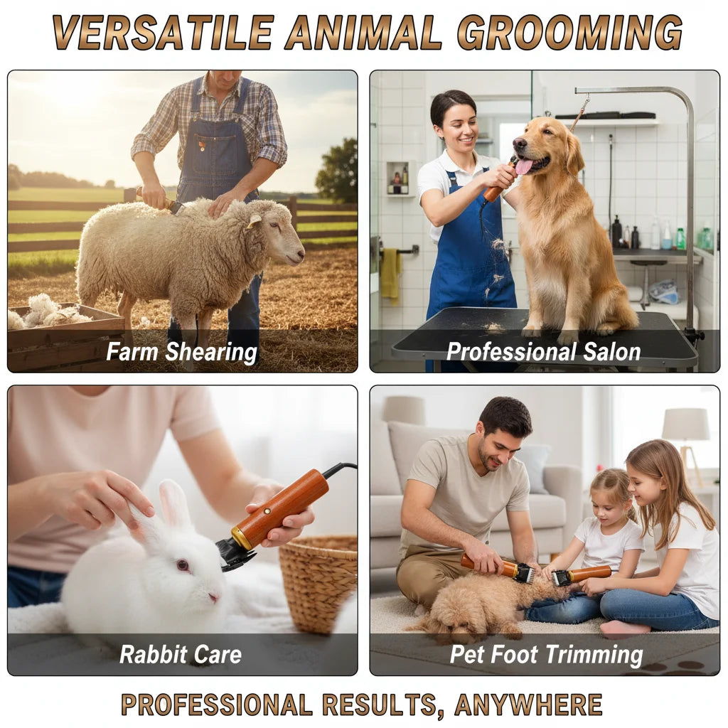 Bymaocar Electric Pet Clipper 55W Professional Corded Dog Shears