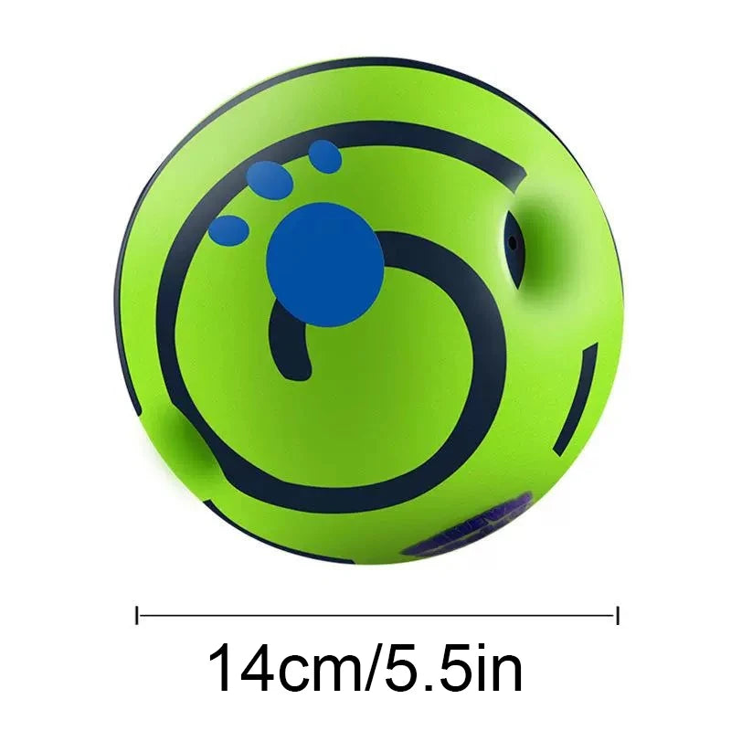 Wobble Wag Giggle Ball Dog Toy For Attention Sounds