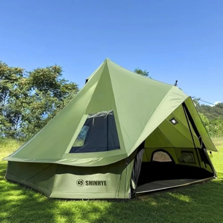 Bell Yurt Tent With Stove Jack Waterproof Luxury 4 Season