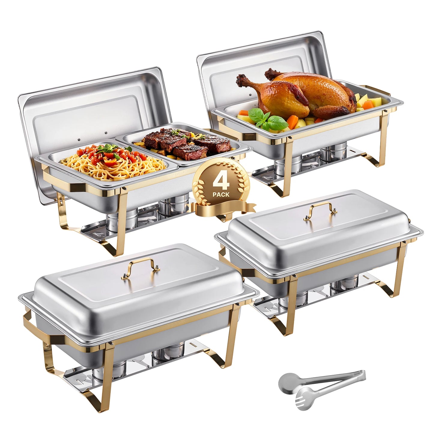 Succebuy Premium Stainless Steel Chafing Dish Buffet Set