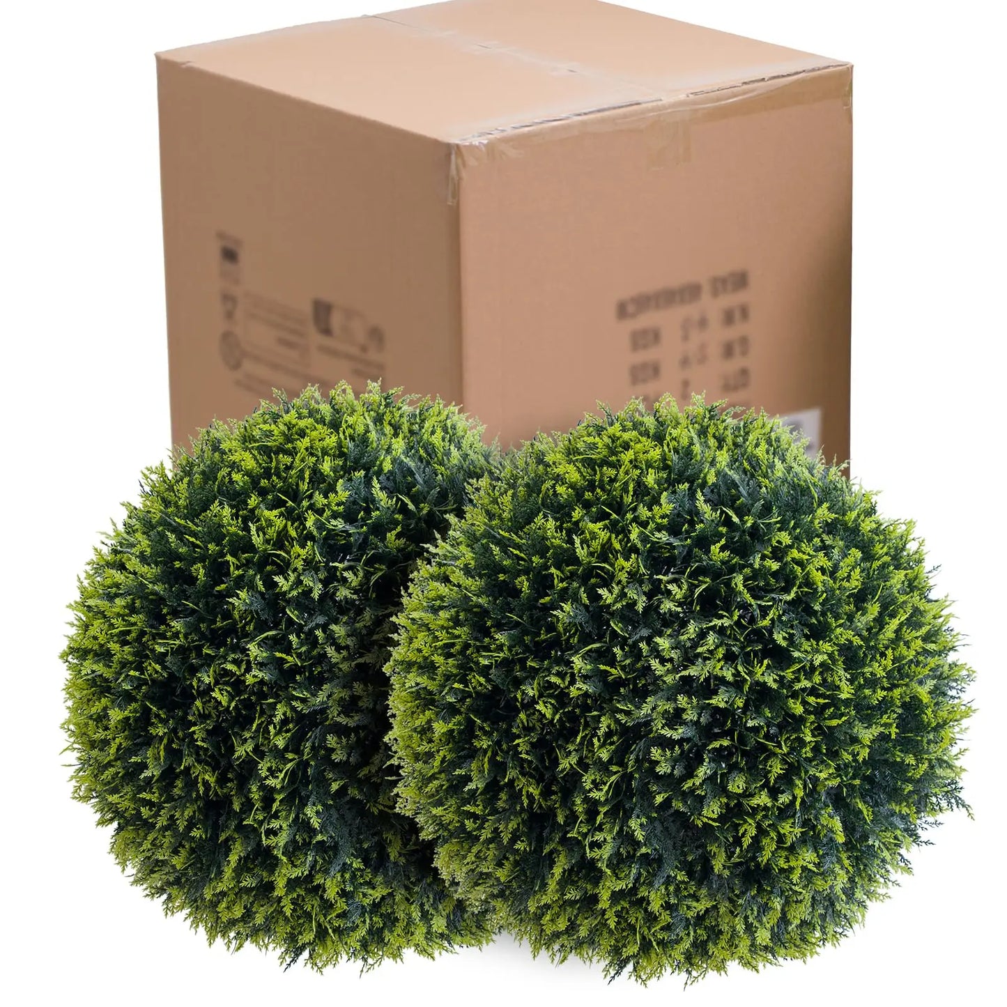 Studyset Topiary Balls Outdoor Decor Set of 2 for Home