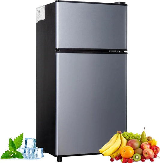 Krib Bling Mini Fridge With Freezer Energy Efficient Low Noise