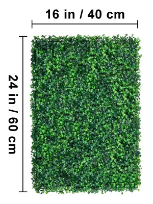 Artificial Boxwood Wall Panels UV Resistant Backdrop