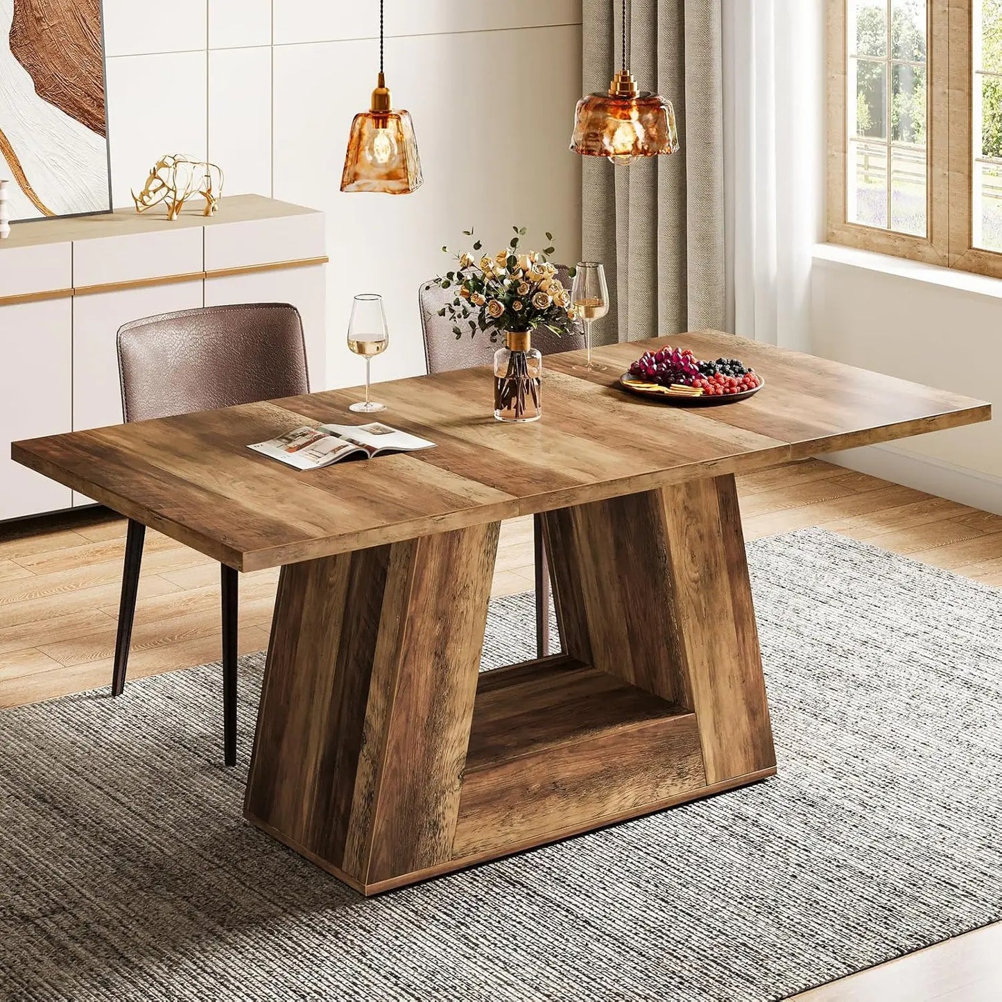 Little Tree Dining Table For 4 To 6 People Rectangular