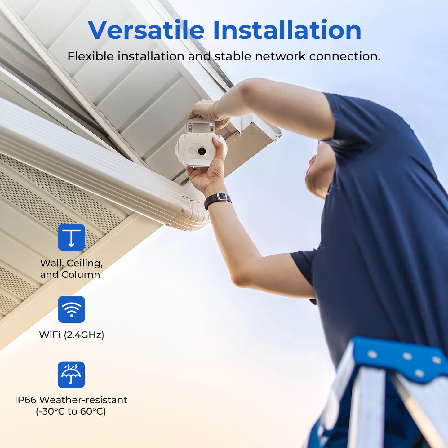 IMILAB EC5 Floodlight Camera 3MP Outdoor Security Surveillance