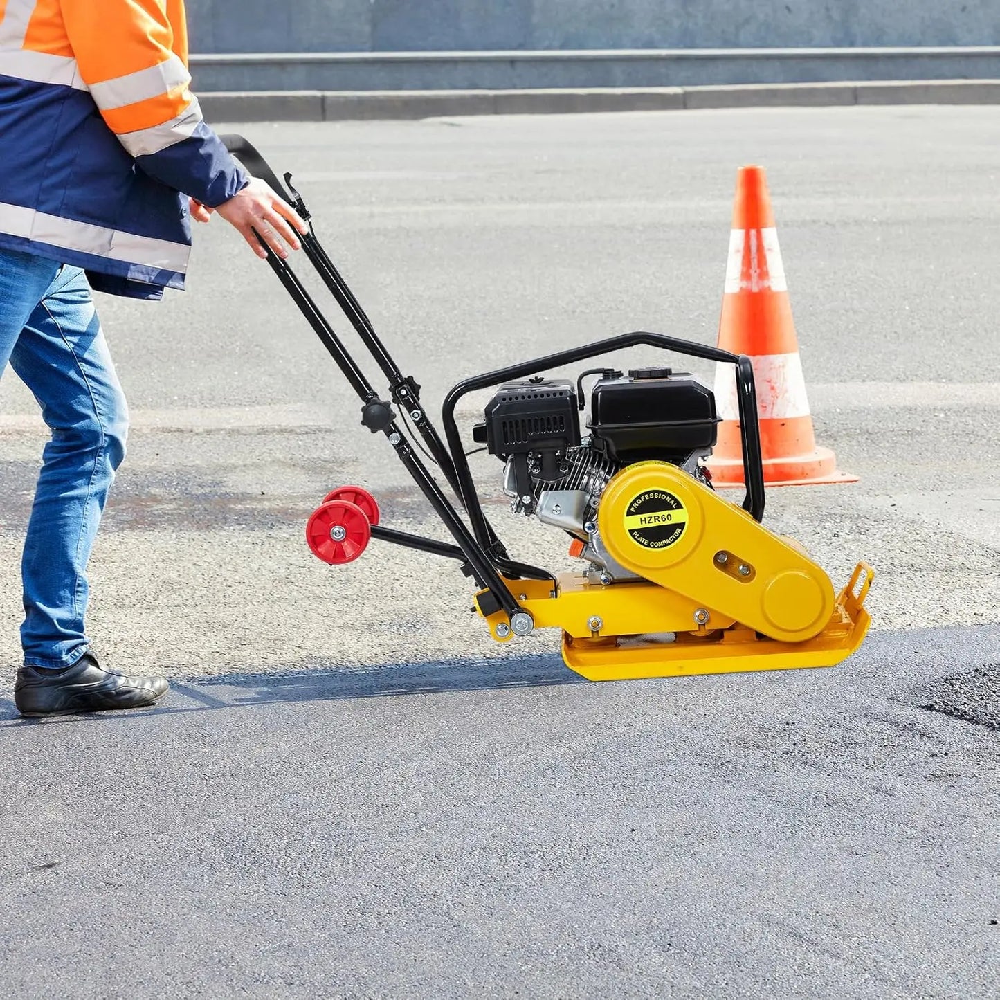 TWISTER.CK Plate Compactor 7HP 212cc Gas Engine 5,600 VPM