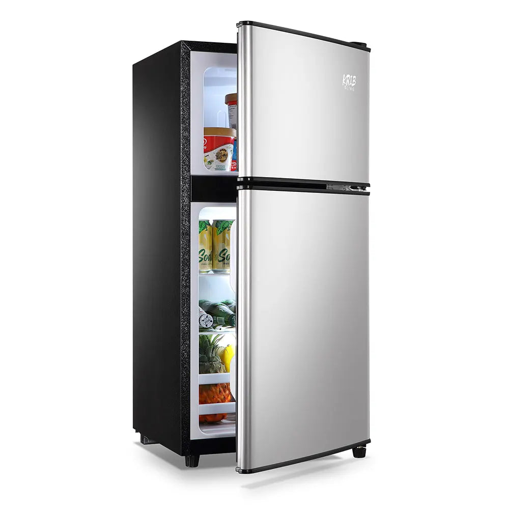 Krib Bling Mini Fridge With Freezer Energy Efficient Low Noise