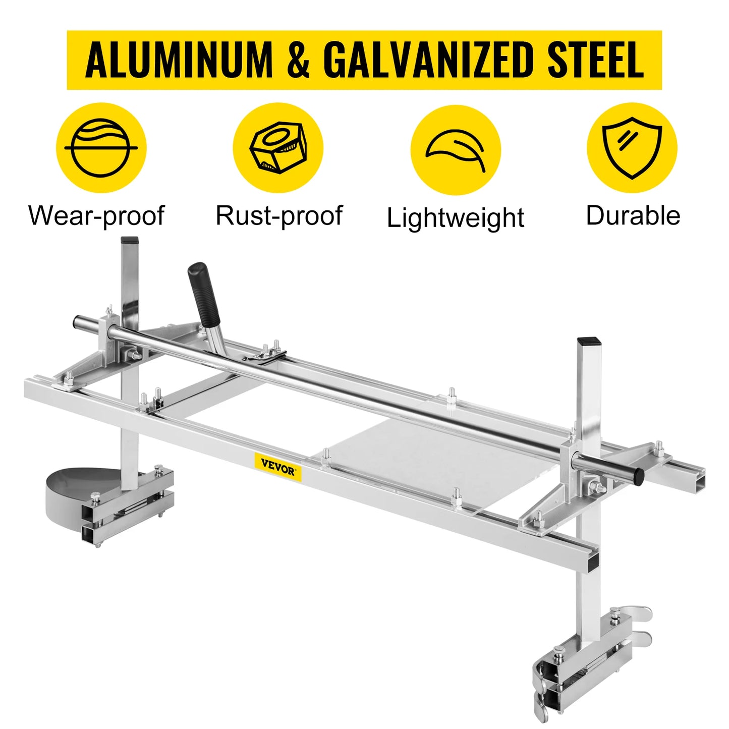 Chainsaw Mill Planking Guide Bar For Wood Lumber Cutting Aluminum