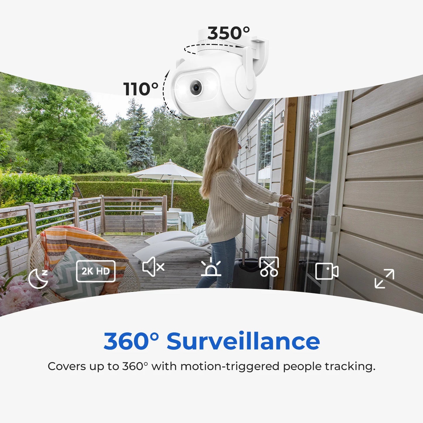 IMILAB EC5 Floodlight Camera 3MP Outdoor Security Surveillance