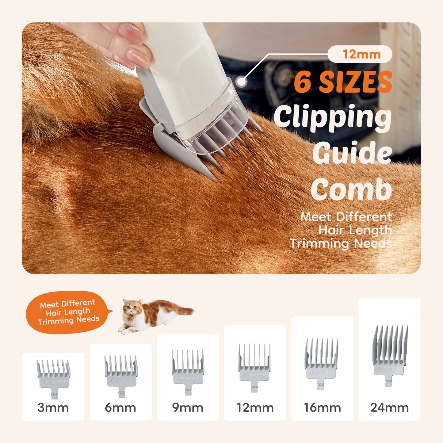 Professional Pet Grooming Vacuum Kit With Cordless Clippers