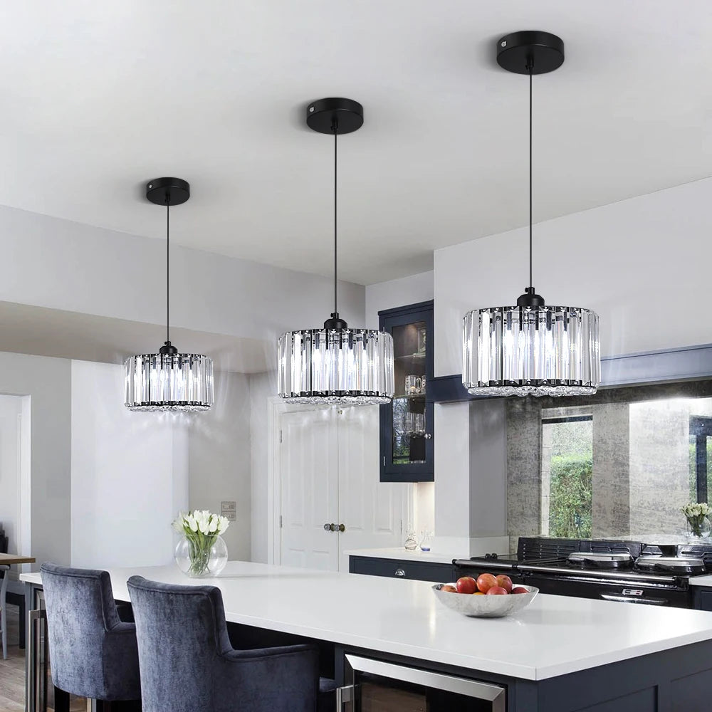 VETRULUS Nordic Crystal LED Pendant Light Chandelier