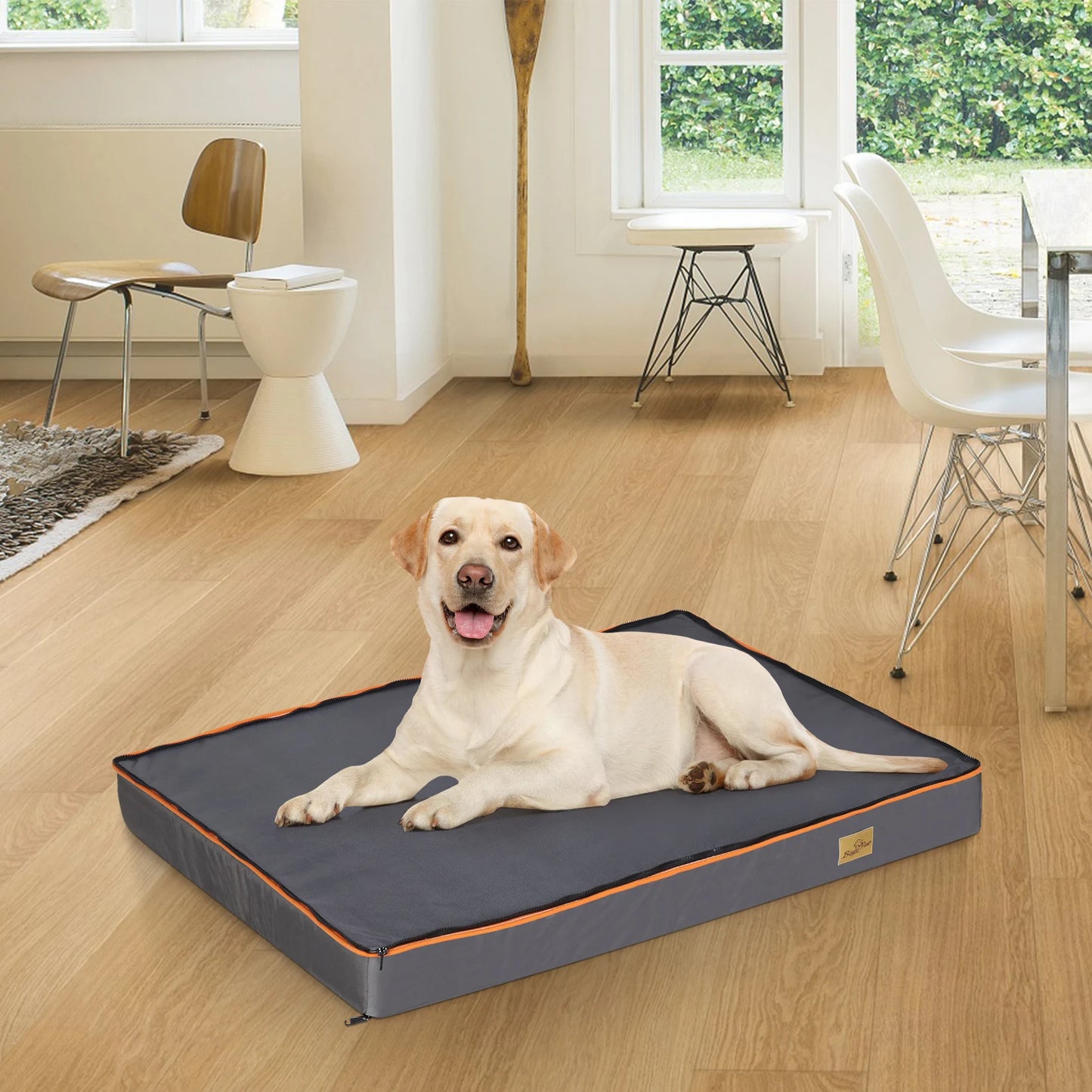 BINGOPAW Orthopedic Dog Bed With Washable Cover And Foam Cushion