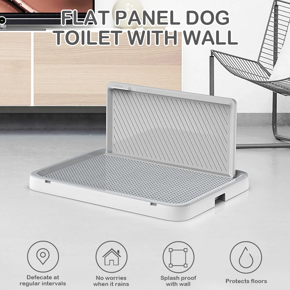 Dog Potty Tray Pee Wall Portable Anti Splash Pad Holder