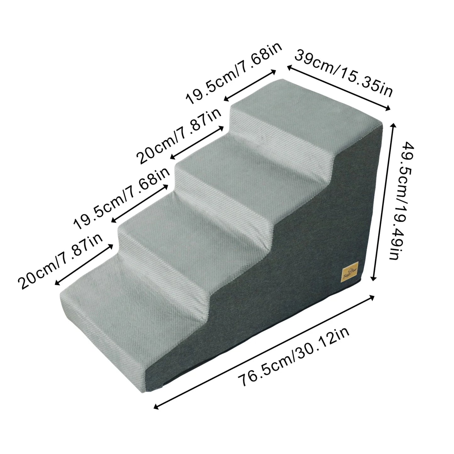 Dog Steps for Small Dogs Non-Slip Ramp with Washable Cover