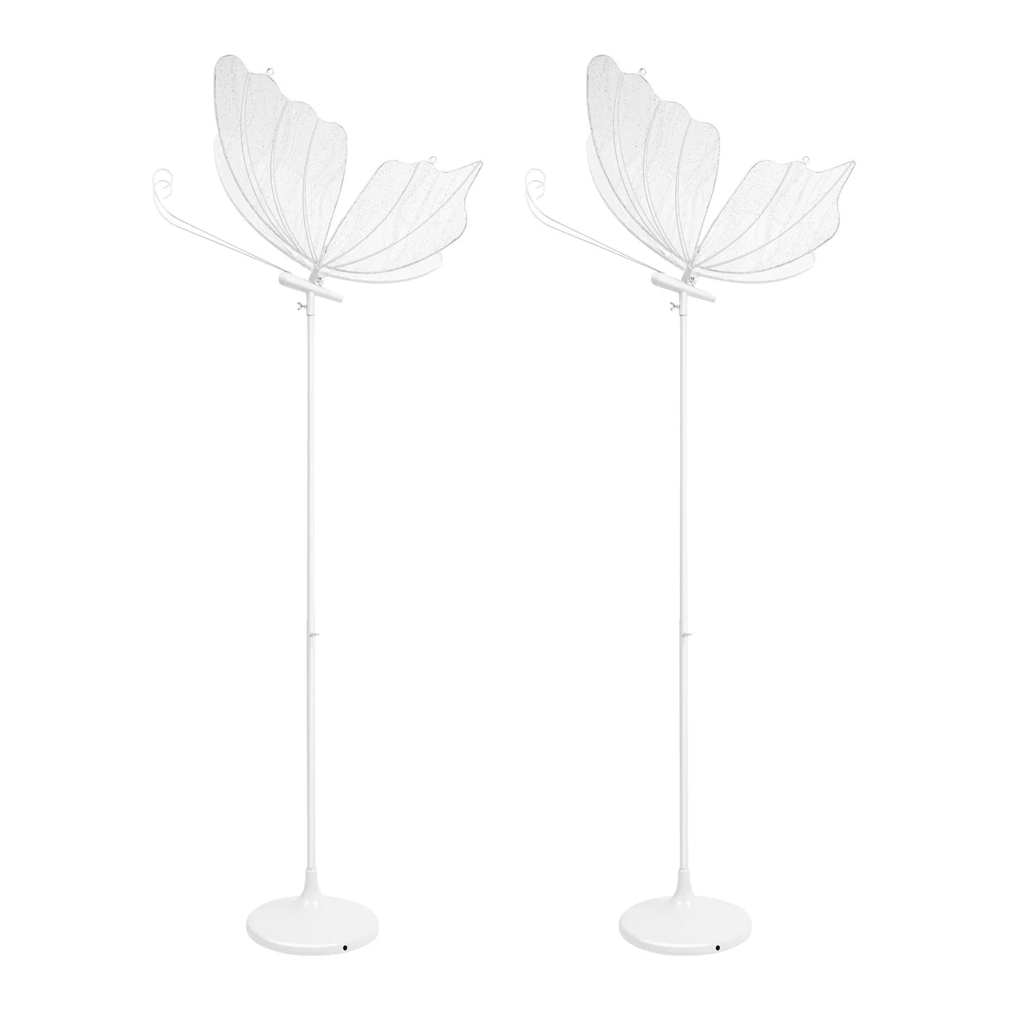 Butterfly LED Floor Lamps, Wedding Theme, Adjustable Height, 48W 110V
