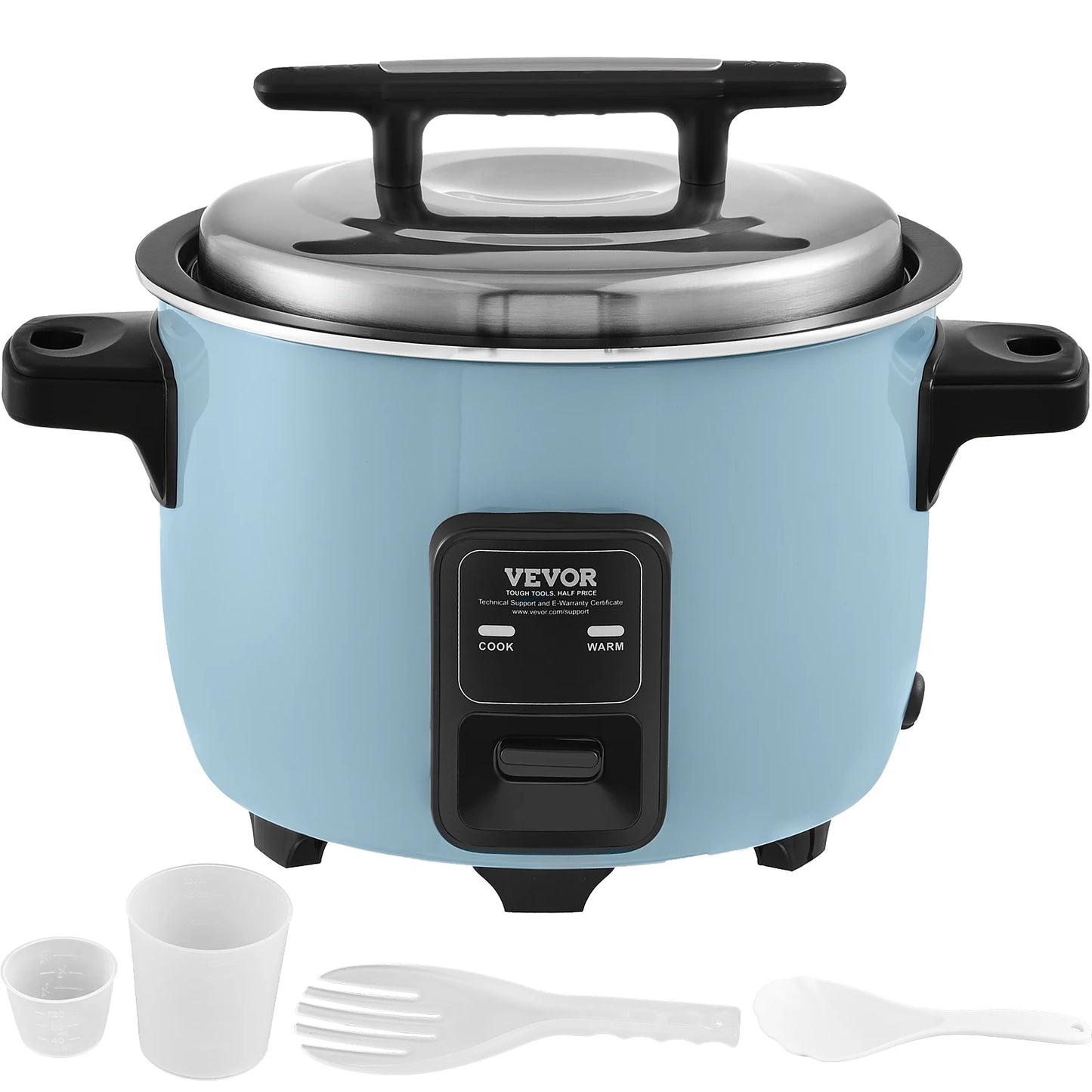 VEVOR Commercial Rice Cooker With Nonstick Aluminum Inner Pot
