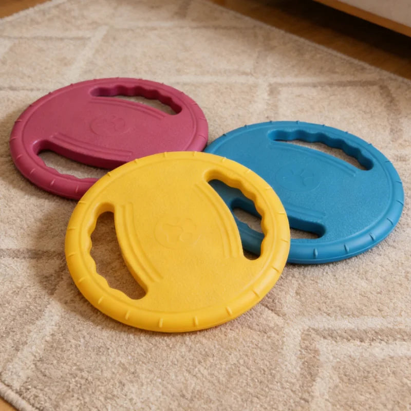 EVA Flying Disc Dog Chew Toy For Training And Dental Health