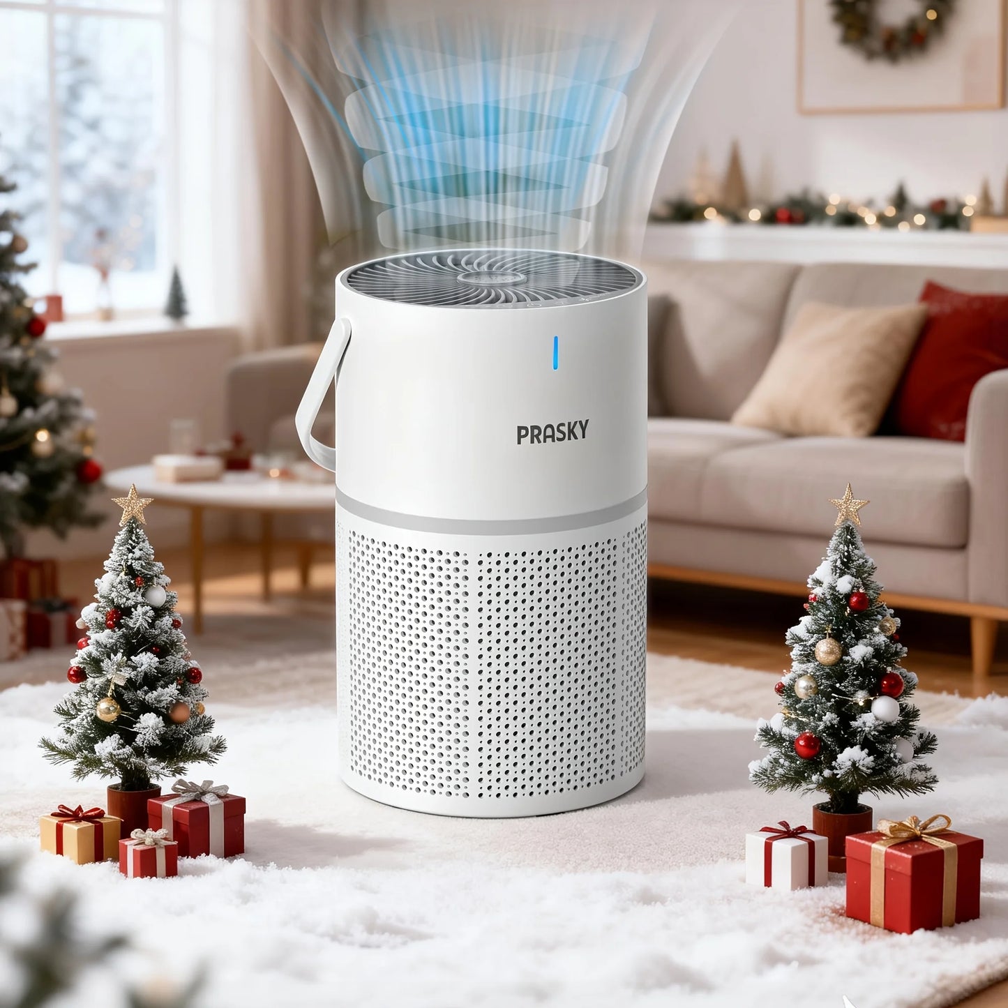 Air Purifier With HEPA 3-In-1 Filter For Home Office
