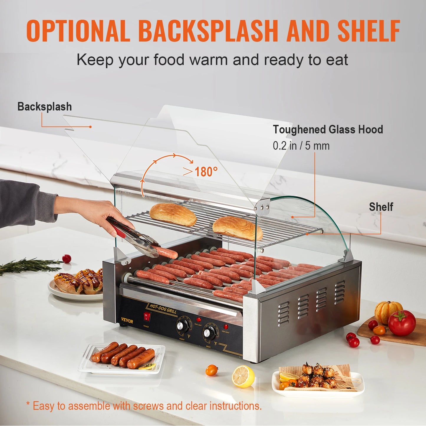 Succebuy Hot Dog Roller Machine Five Seven Eleven Rollers