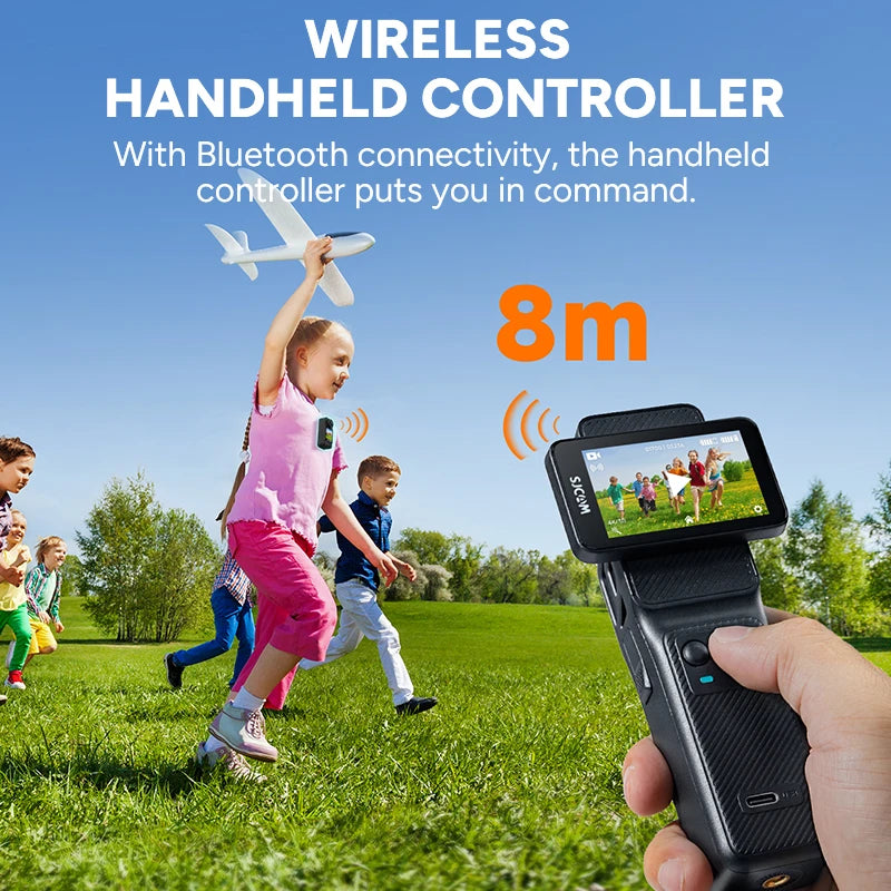 SJCAM C400 4K Pocket Camcorder With Stabilization WiFi Touch Screen