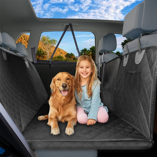 BINGOPAW Waterproof Dog Car Seat Cover Hammock For Back Seat Travel