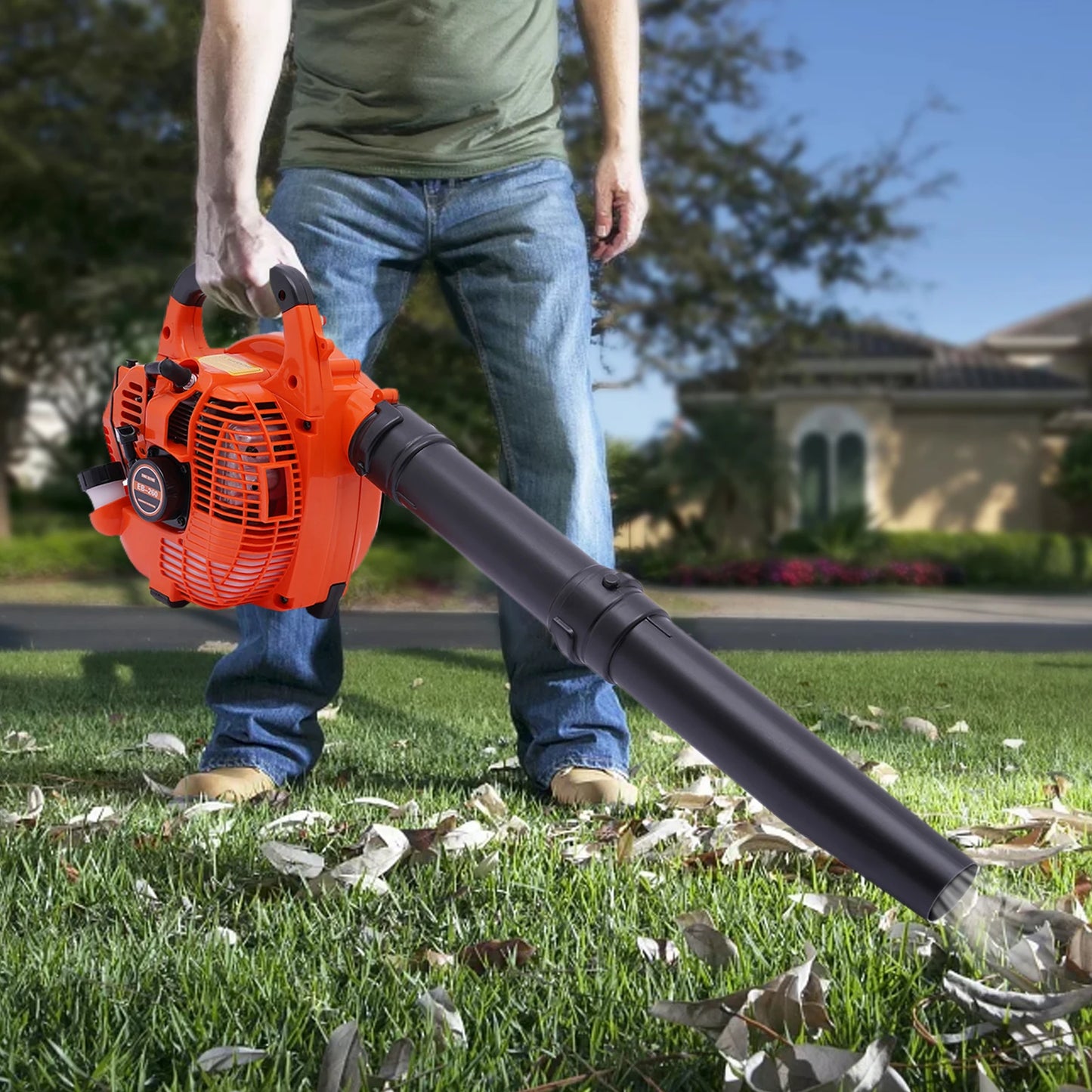 Gas Leaf Blower 25.4CC 2-Stroke Commercial Handheld Professional