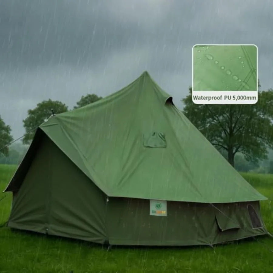 Bell Yurt Tent With Stove Jack Waterproof Luxury 4 Season