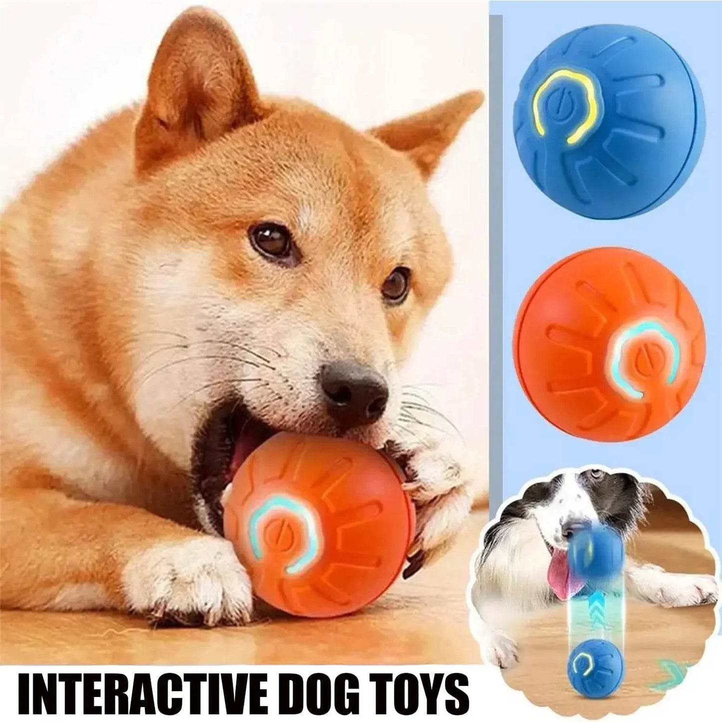 Smart Jumping Ball Dog Toy With Vibrating Shaky Bouncing Action