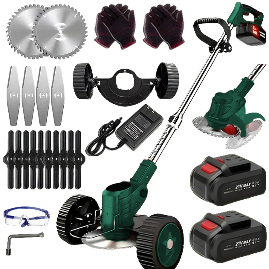 Cordless Lawn Trimmer Edger Mower Brush Cutter for Garden