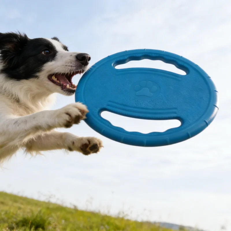 EVA Flying Disc Dog Chew Toy For Training And Dental Health