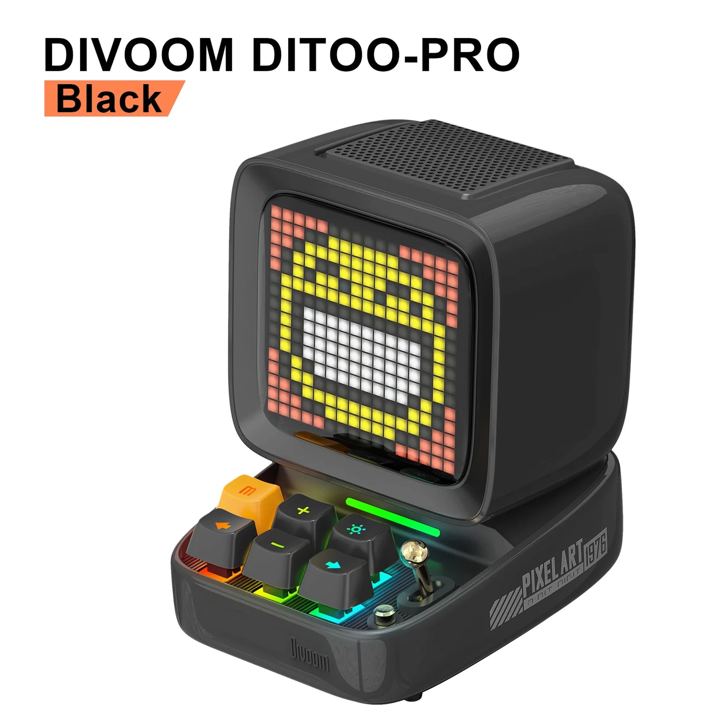 Divoom Ditoo Pro Retro Pixel Art Bluetooth Speaker Alarm Clock