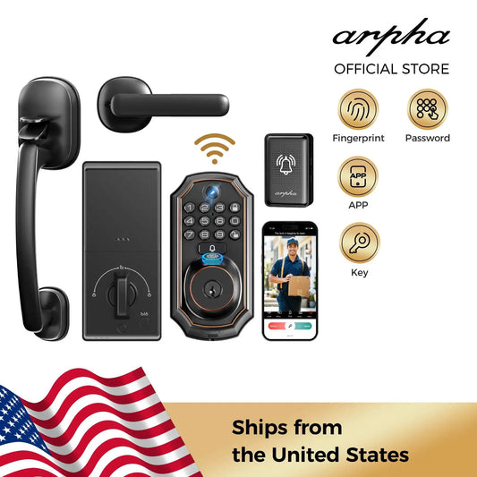 Arpha D289H Smart Lock WiFi Keyless Door Lock With Camera