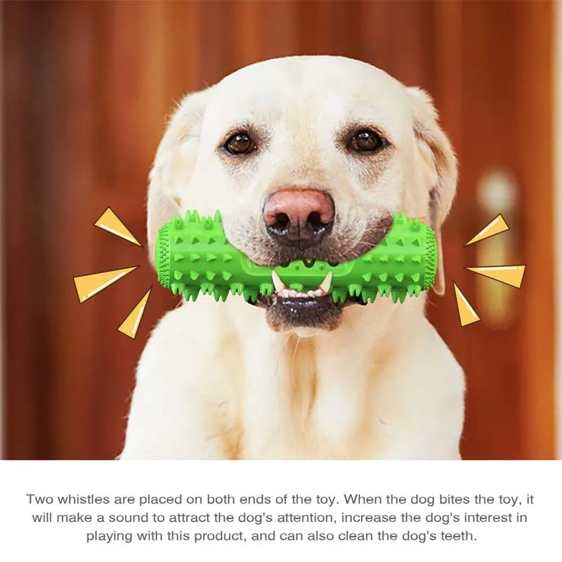 Squeaky Dog Toy Molar Stick For Teeth Cleaning Durable