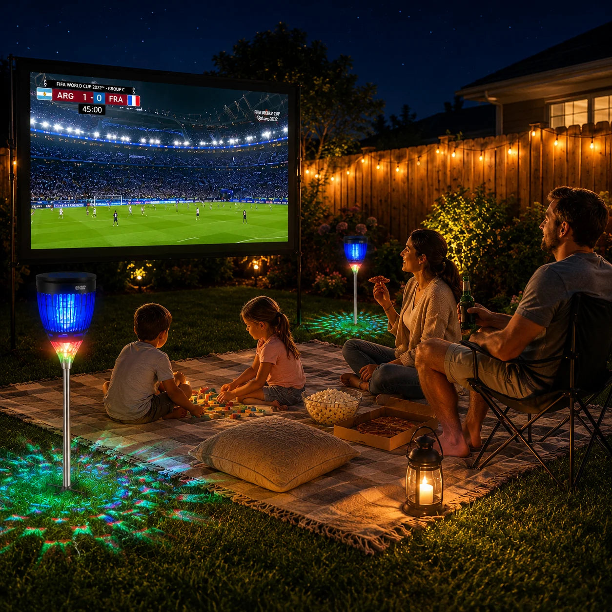 Solar Bug Zapper Outdoor 3-In-1 Mosquito Zapper For Yard