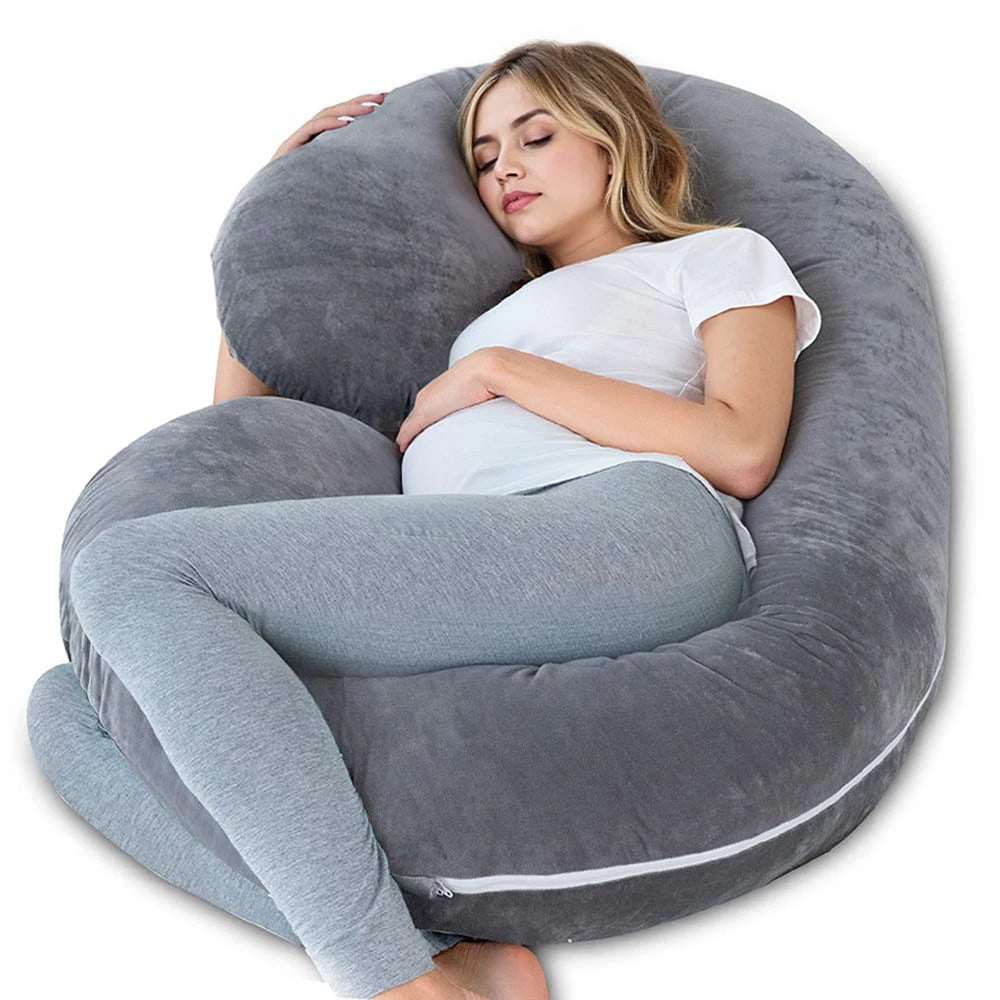 NONECN G Shaped Pregnancy Pillow for Full Body Comfort