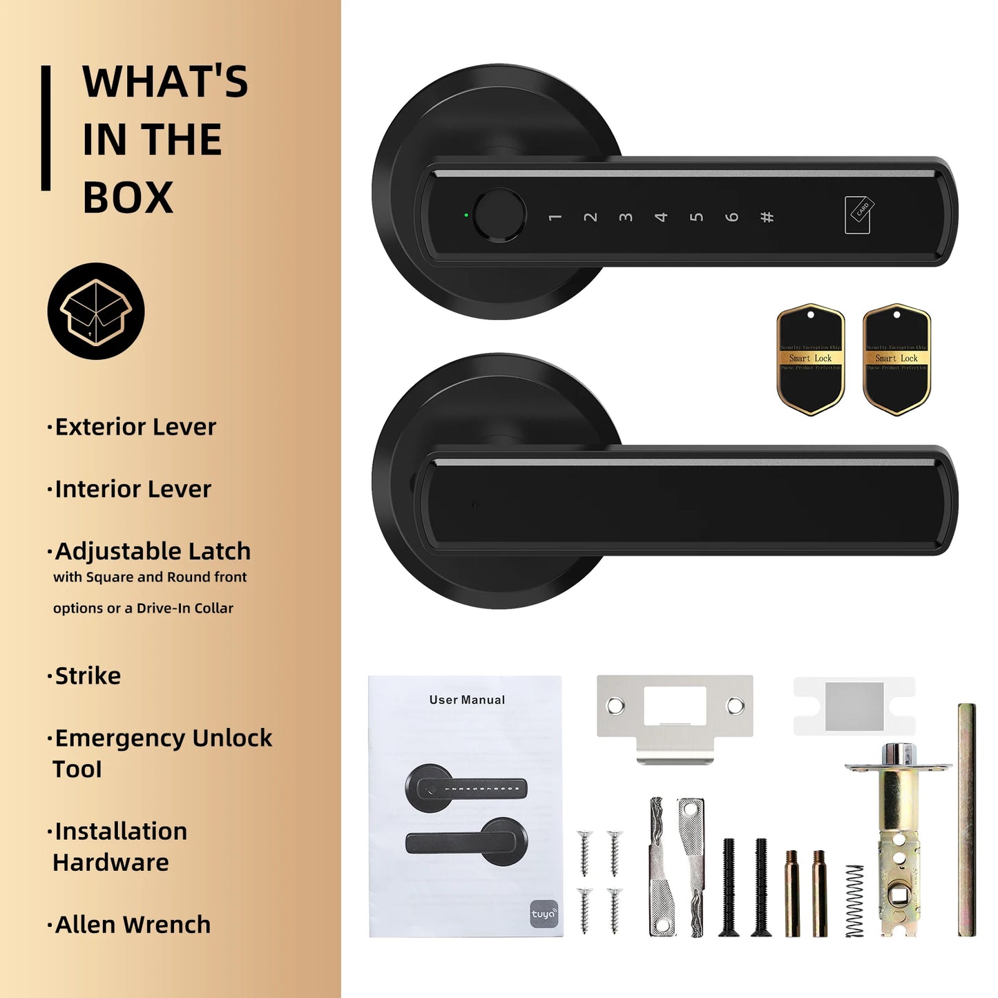 Viladepot Smart Lock With Fingerprint, Passcode And App Control