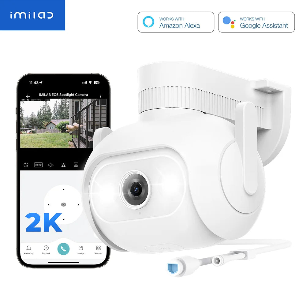 IMILAB EC5 Floodlight Camera 3MP Outdoor Security Surveillance
