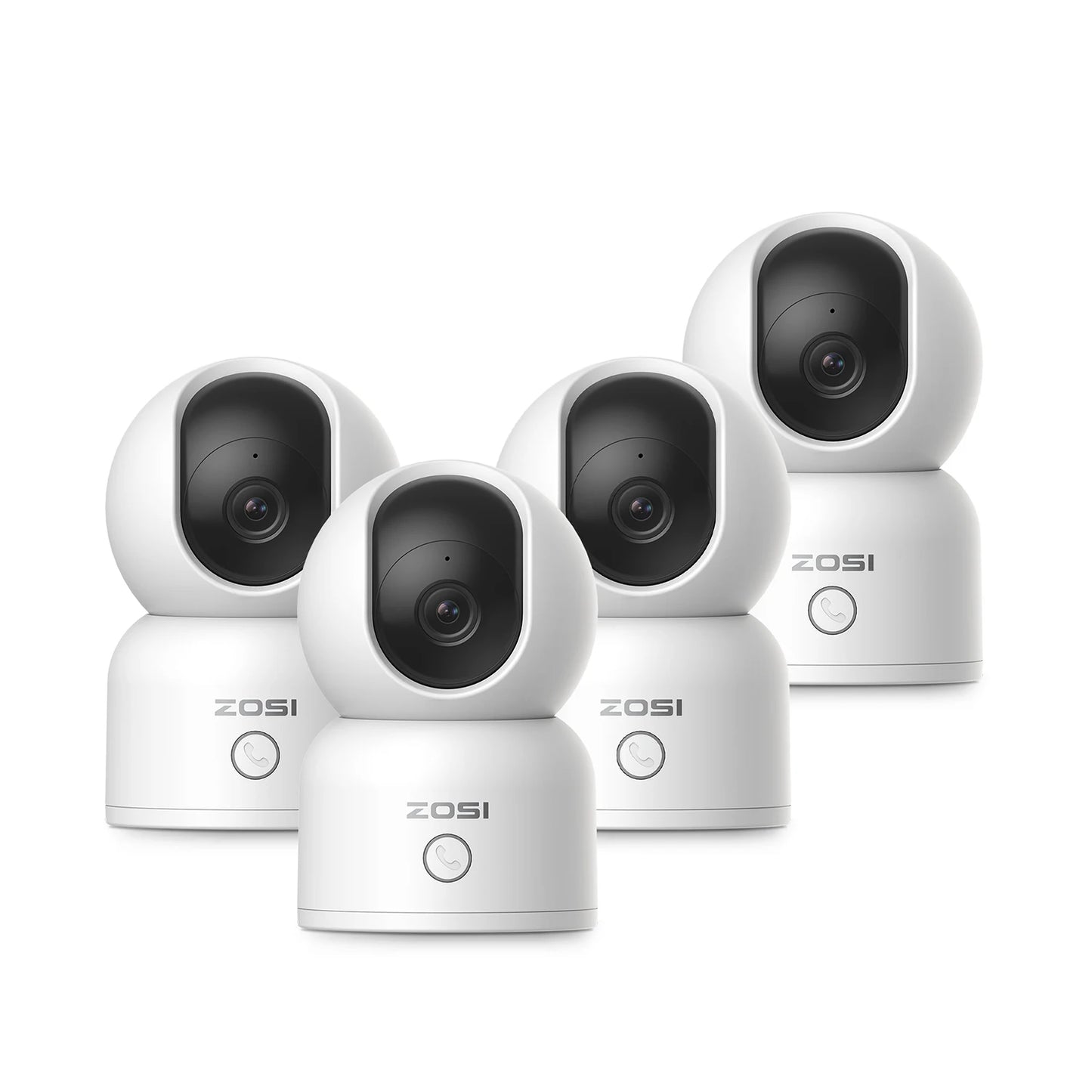 ZOSI 360 Smart Home Security Camera With PTZ Auto Tracking