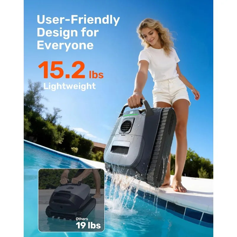 LiteVac G1 Pool Vacuum For Wall And Waterline Cleaning
