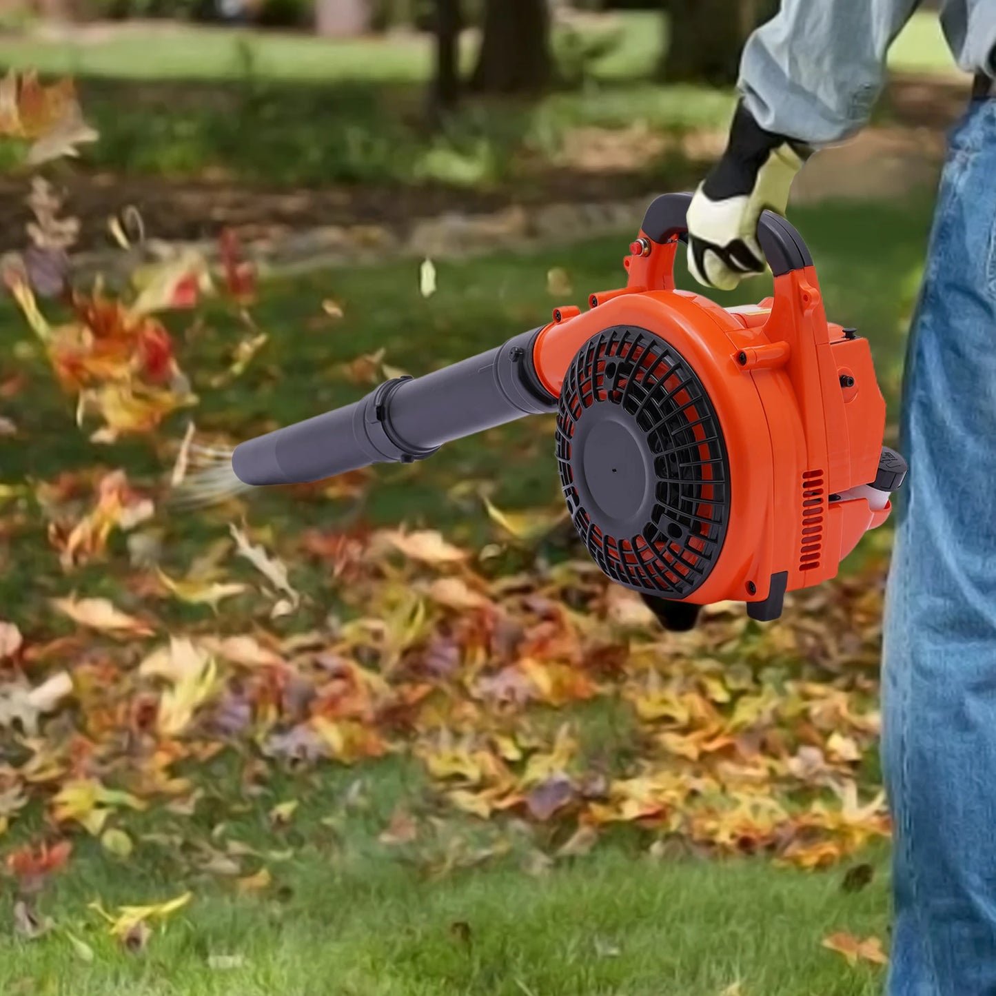 Gas Leaf Blower 25.4CC 2-Stroke Commercial Handheld Professional