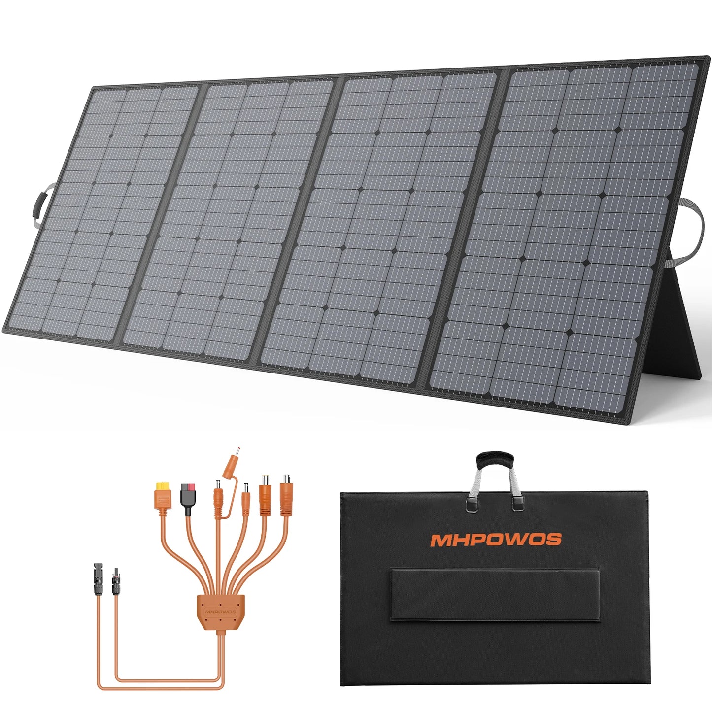 MHPOWOS Portable Foldable Solar Panel For Outdoor Activities IP67 Waterproof