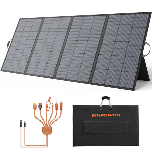 MHPOWOS Portable Foldable Solar Panel For Outdoor Activities IP67 Waterproof