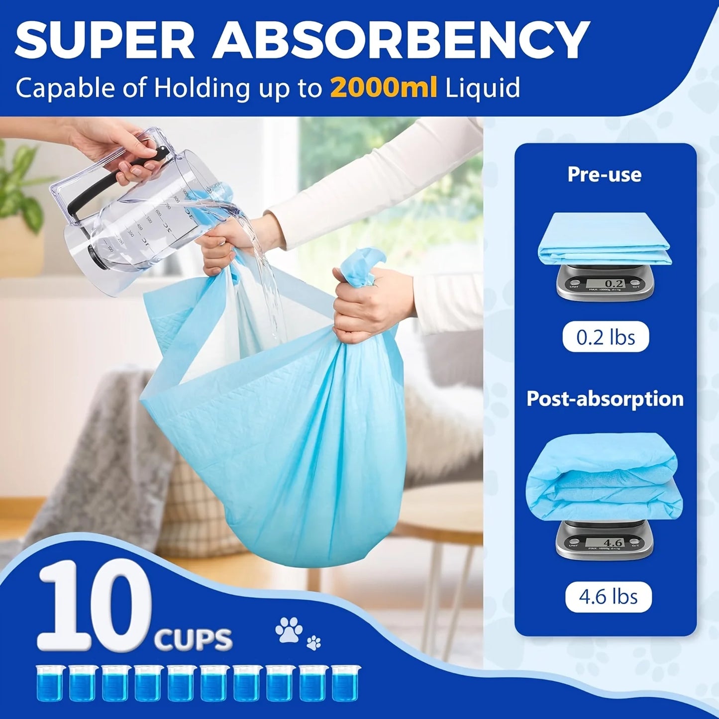 Thickened Disposable Potty Pads For Dogs Cats Rabbits Training