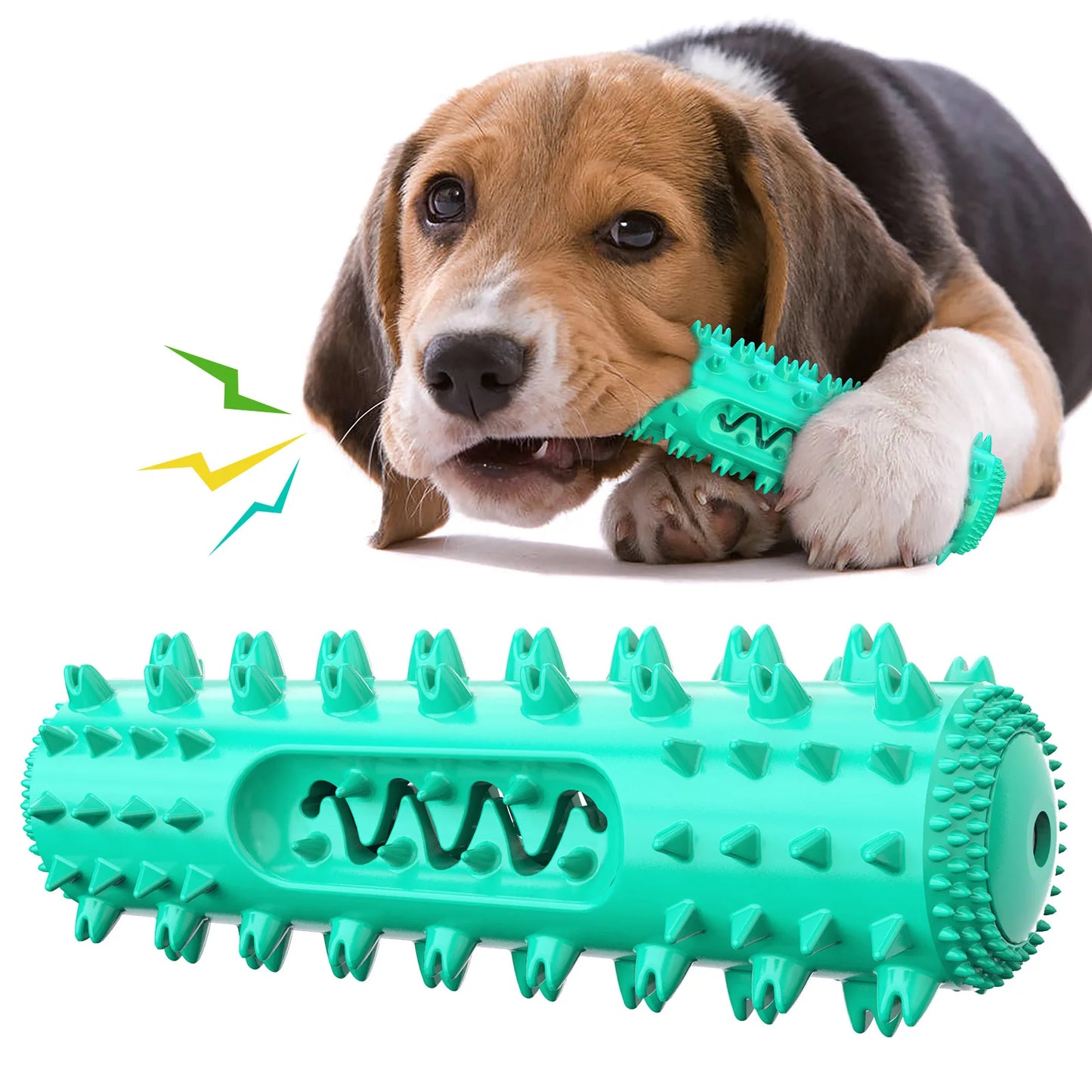 Squeaky Dog Toy Molar Stick For Teeth Cleaning Durable