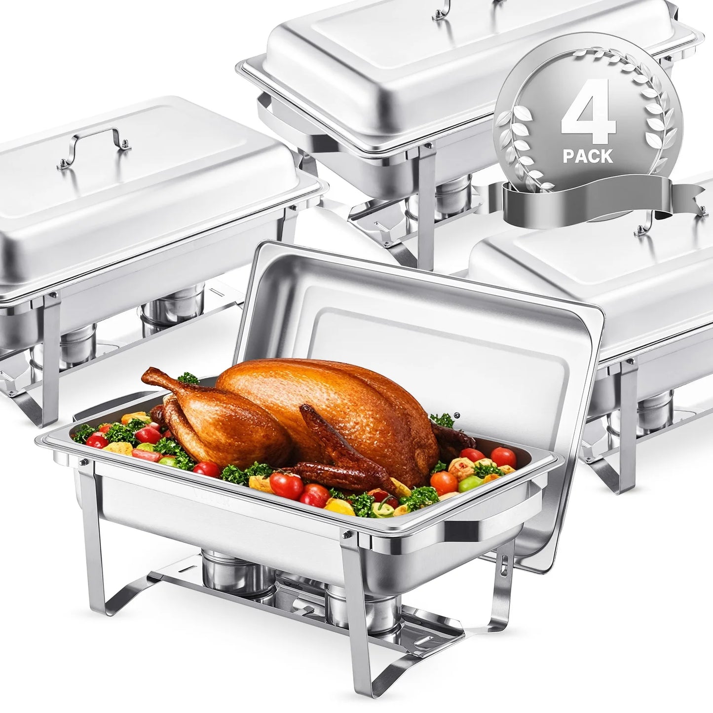 Succebuy Premium Stainless Steel Chafing Dish Buffet Set