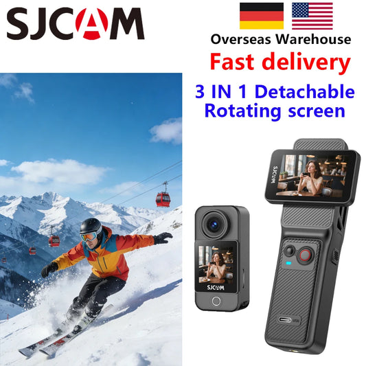 SJCAM C400 4K Pocket Camcorder With Stabilization WiFi Touch Screen